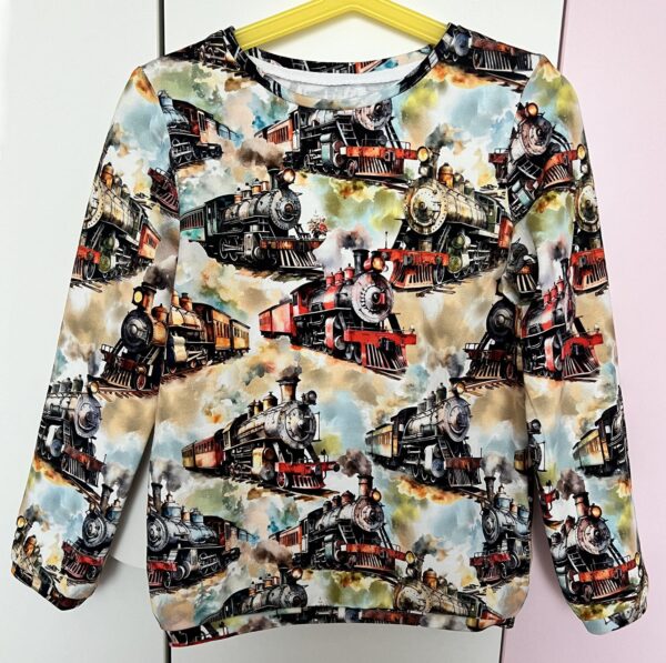 Bluza dziecięca z rękawem główkowym