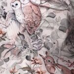 Leśne zwierzątka na beżowym tle